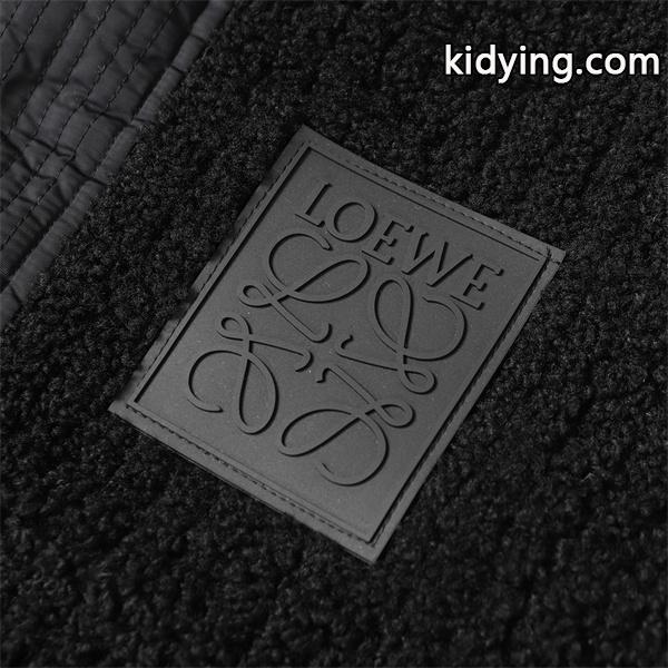 保温性抜群 ブラック LOEWE ロエベ コピー ダウンジャケット プレミアム 温か素材-3