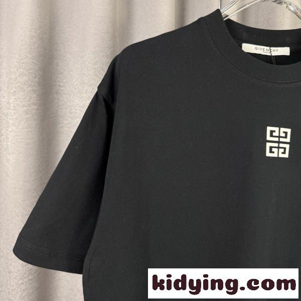 GIVENCHY コピー 2026新作 ミニマルロゴ 半袖カットソー ストリートモード 上質カジュアルTシャツ-12