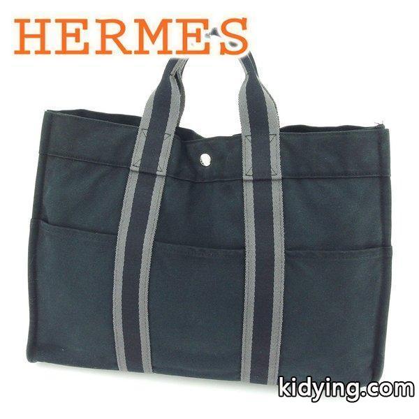 エルメス Hermes バッグ トートバッグ フールトゥ フールトゥトートMM ブラック グレー 灰色 レディース メンズ 中古 Bag :T6525:ブランドデポTOKYO - 通販ショッピング-0