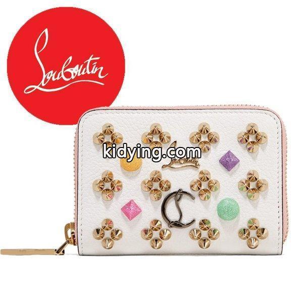 クリスチャンルブタン Christian Louboutin パネトーネ Panettone コインケース 1185143CALFW033 ホワイト :bym1013132:JURER ヤフーショップ - 通販ショッピング-0