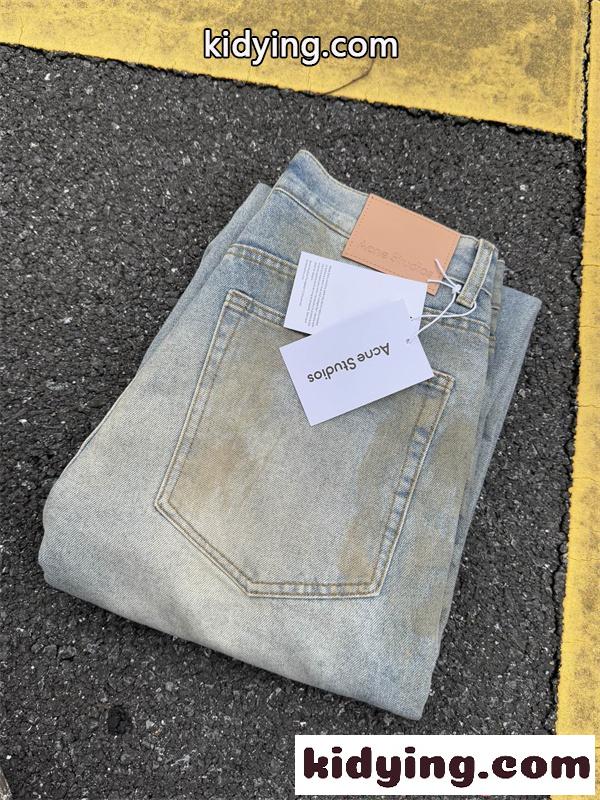 デニムパンツ ACNE STUDIOS アクネ ストゥディオズ スーパーコピー ヴィンテージウォッシュ ダメージ加工 ストリート仕様-5