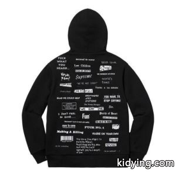 SUPREME 19FW STOP CRYING HOODED シュプリームVIP価格SALE SUPREME 2色可選 おしゃれさ抜群パーカ_ジャケット パーカー セーター コート_メンズファッション_スーパーコピーブランド激安通販 専門店-0