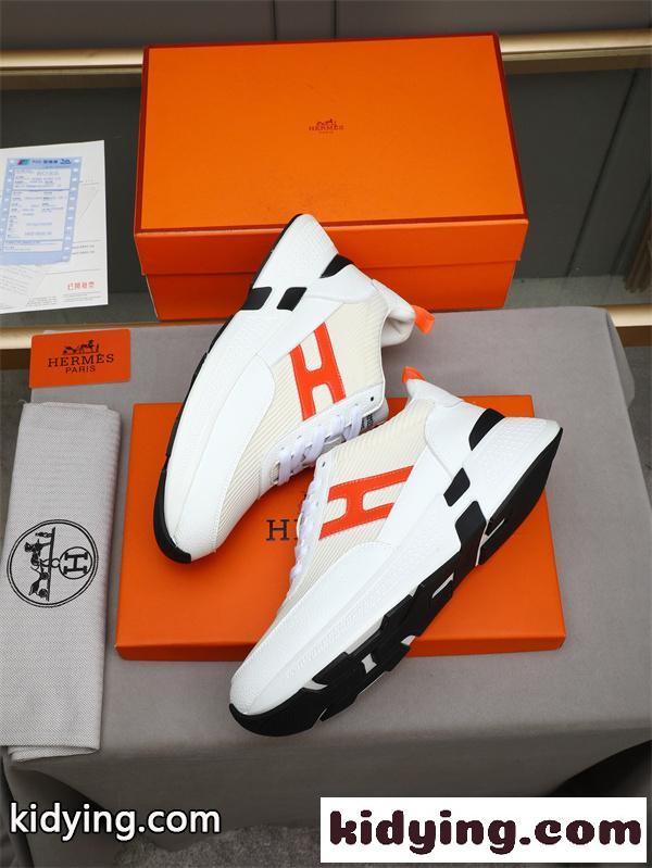 履き心地2026SS&Hermès エルメススニーカーコピー メンズカジュアルシューズ人気-5
