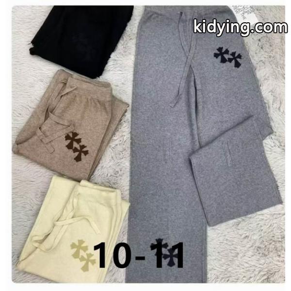 高級感あふれる 刺繍 ニット パンツ 柔らかさ カジュアル CHROME HEARTS クロムハーツ コピー-0
