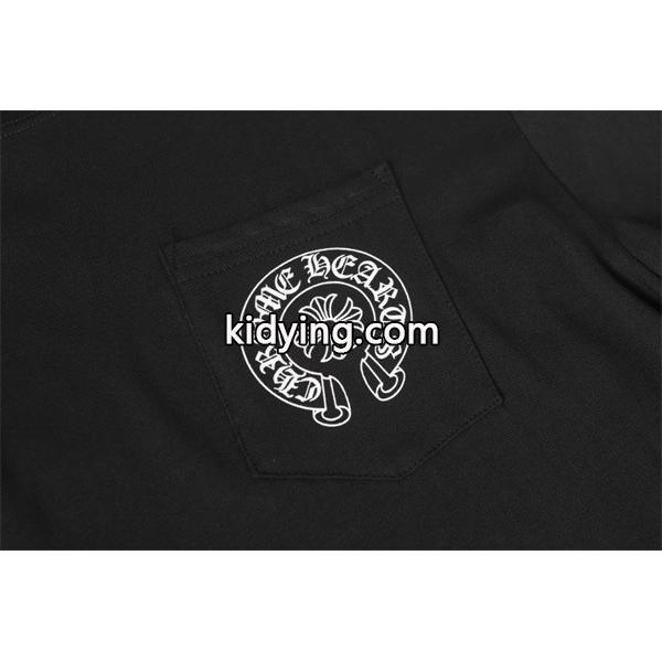 クロムハーツ コピー コンテンポラリー ミックスカラーデザイン 長袖Tシャツ サイドグラフィック CHROME HEARTS-2