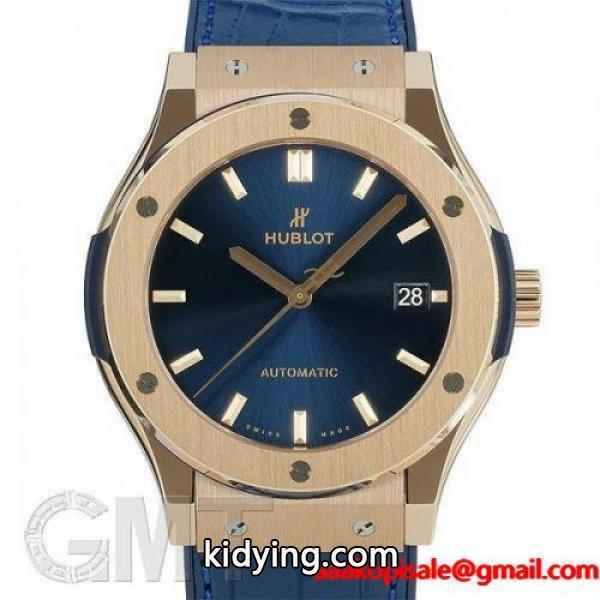 ウブロ クラシック フュージョン ブルー キングゴールド 511OX7180LR HUBLOT 【新品】【メンズ】 【腕時計】-0