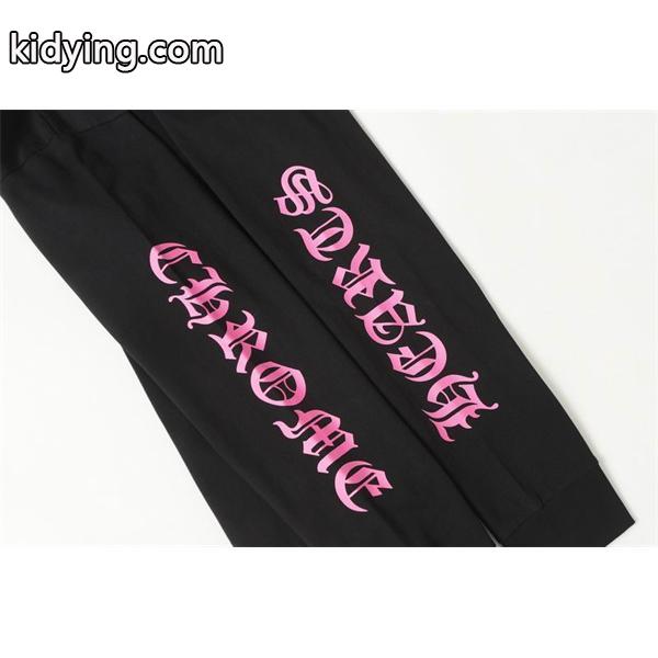 大注目❤CHROME HEARTS&ネックロゴ 長袖 Tシャツ ポケット付きクロムハーツロンTコピー-5