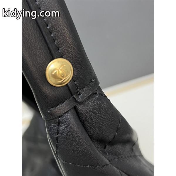 CHANEL ブラックレザー チェーンアクセント シャネル ハンドバッグ コピー 1S3252 レディース エレガント-6