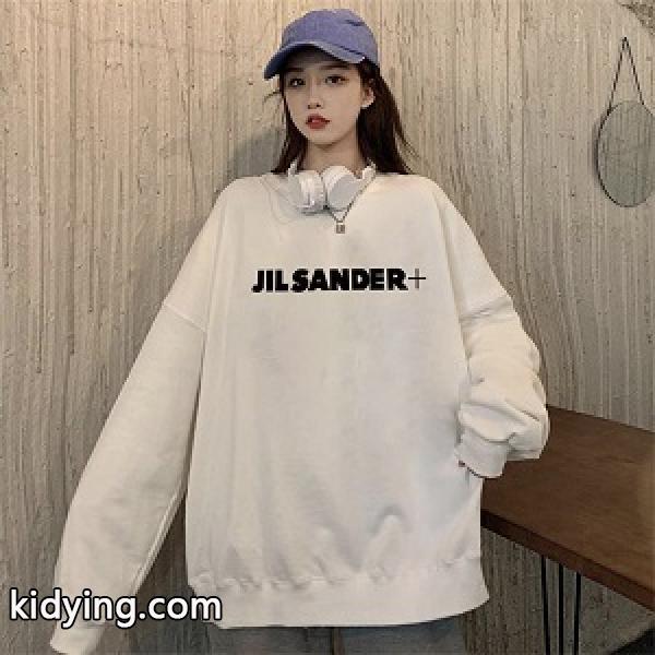 パーカー丸首ネック偽物 大人気の高品質 ハイブランドJILSANDERジルサンダー新品-0