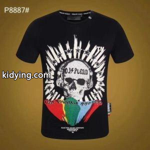 半袖Tシャツ 2色可選 毎シーズン人気が高い 色気のあるスタイルに仕上げ PHILIPP PLEIN フィリッププレイン_フィリッププレイン PHILIPP PLEIN_ブランド コピー 激安(日本最大級)-1