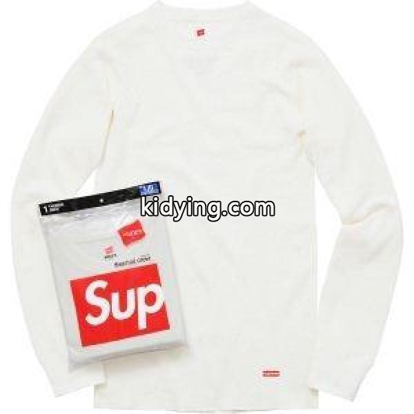 オンラインストア 長袖/Tシャツ Supreme Hanes Thermal Crew シュプリーム 可愛いすぎる SUPREME_シュプリーム SUPREME_ブランド コピー 激安(日本最大級)-0