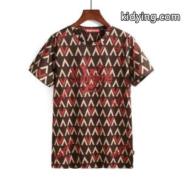 クールビズ 2018春夏新作 半袖Tシャツ シュプリーム SUPREME 2色可選 完売再入荷_半袖Tシャツ_メンズファッション_スーパーコピーブランド激安通販 専門店-0