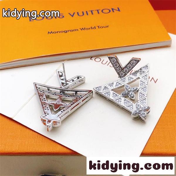 ルイヴィトン コピー レディース LOUIS VUITTON ピアス キラキラ 高級感 エレガント パーティー アクセサリー-6