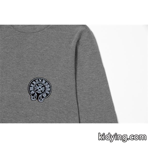 Chrome Hearts クロムハーツ 定番人気 ブラック ホースシューロゴデザイン 偽物 ウール インナー-5