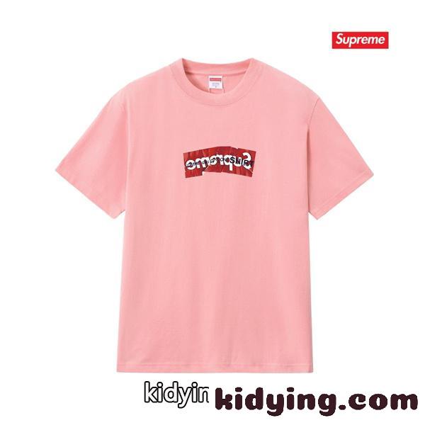 シンプルで洗練されたシュプリーム 激安 プリント半袖Ｔシャツ SUPREME インナートップス4色可選-6