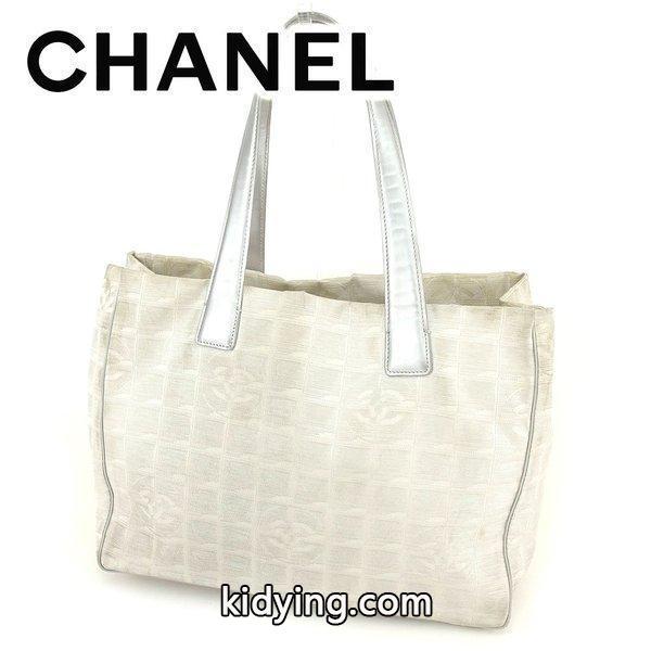 Chanel バッグ トートバッグ ニュートラベルライン ニュートラベルライントートMM シルバー レディース メンズ 中古 Bag :T6662:ブランドデポTOKYO - 通販ショッピング-0