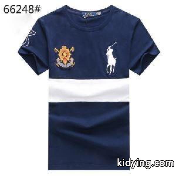 最新着!Polo Ralph Lauren コピー ポロ ラルフローレン Tシャツ メンズ 抜群な通気性トップス おしゃれ 夏服-1