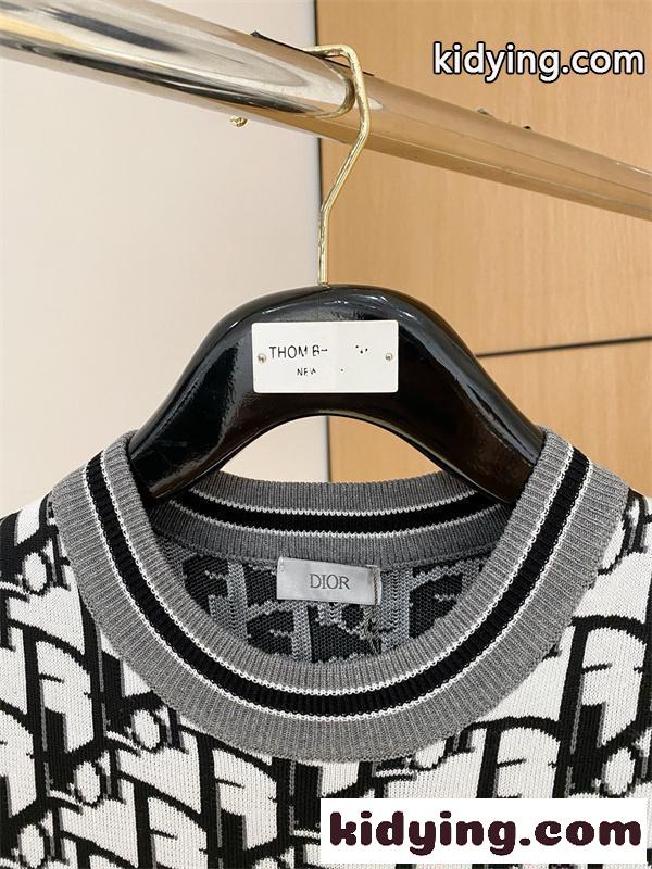 DIOR ディオール コピー 人気集中 ホワイト ブラック トレンドスタイル 半袖Tシャツ-2