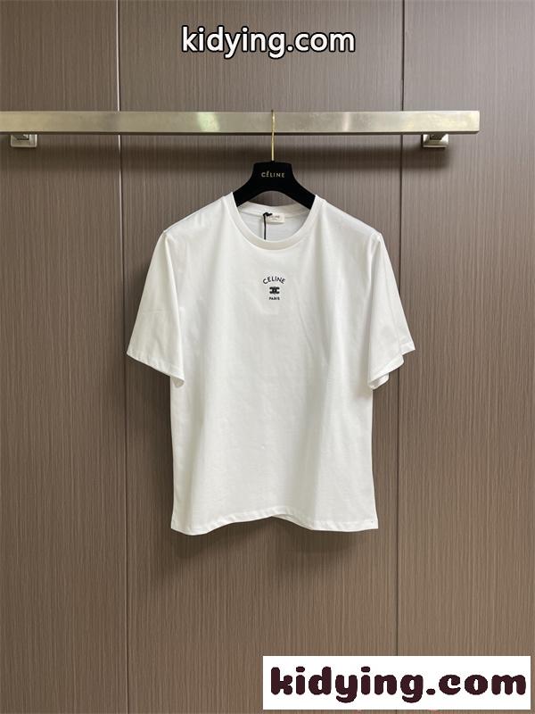 CELINE PARIS♥2026春夏流行 セリーヌ tシャツコピー男女OKシンプルデザイン3色-3