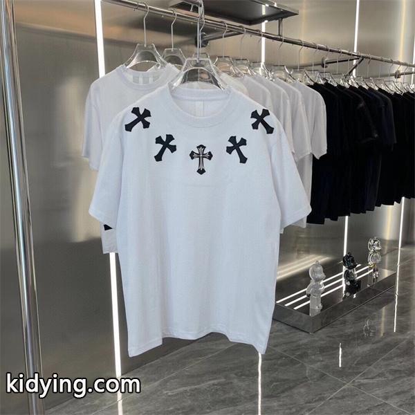 男女兼用 2色可選 クロムハーツ CHROME HEARTS 半袖Tシャツ 毎シーズン人気が高い 季節感もプラス_ブランド コピー 激安(日本最大級)-0