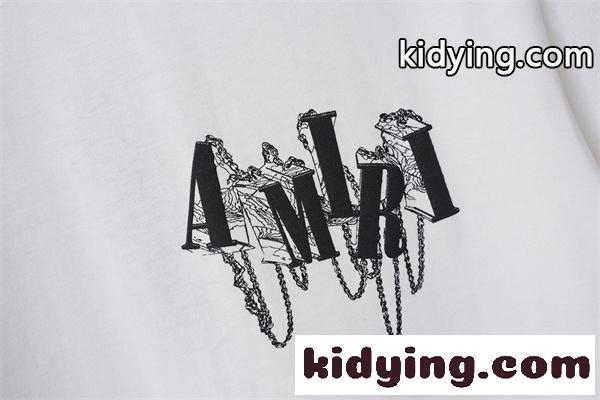 ブランドグラフィック アクセサリーモチーフ アートデザイン AMIRI アミリ コピー 半袖Tシャツ コーデ映え-3