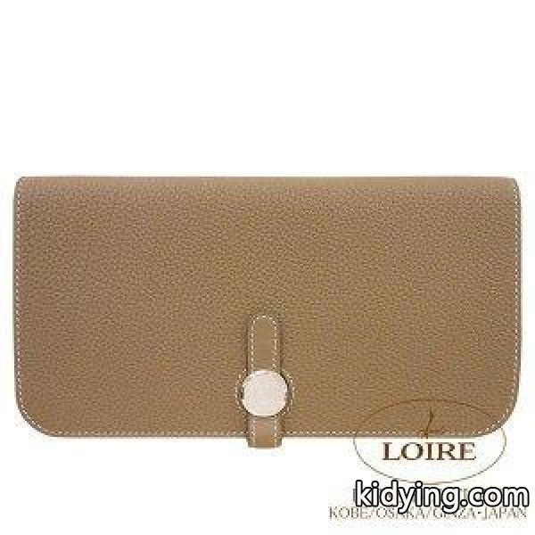 エルメス[HERMES]　ドゴン　ロング[Dogon Long]　トゴ　エトゥープ シルバー金具 :1608301:ロワールブティック - 通販ショッピング-0