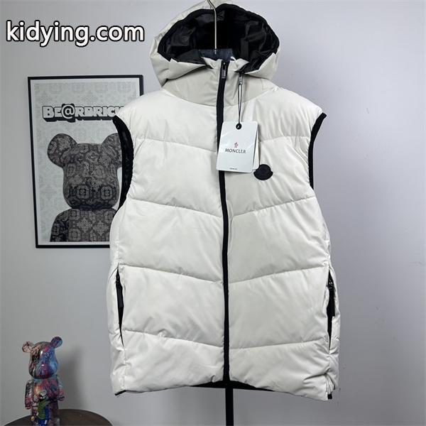 MONCLER ネイビーフード付 ダイナミックスタイル モンクレール コピー ダウンベスト 秋冬必須 高品質-1