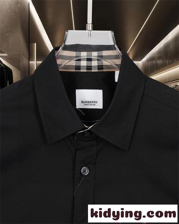 BURBERRY バーバリー コピー 好評販売 長袖シャツ メンズ ミニ刺繍ロゴ 上品 ビジネス-4
