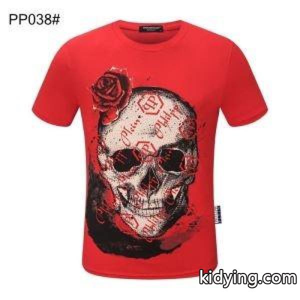 フィリッププレイン コーデに新しさが混在する 多色可選 PHILIPP PLEIN シックスタイリングに挑戦 半袖Tシャツ_フィリッププレイン PHILIPP PLEIN_ブランド コピー 激安(日本最大級)-1
