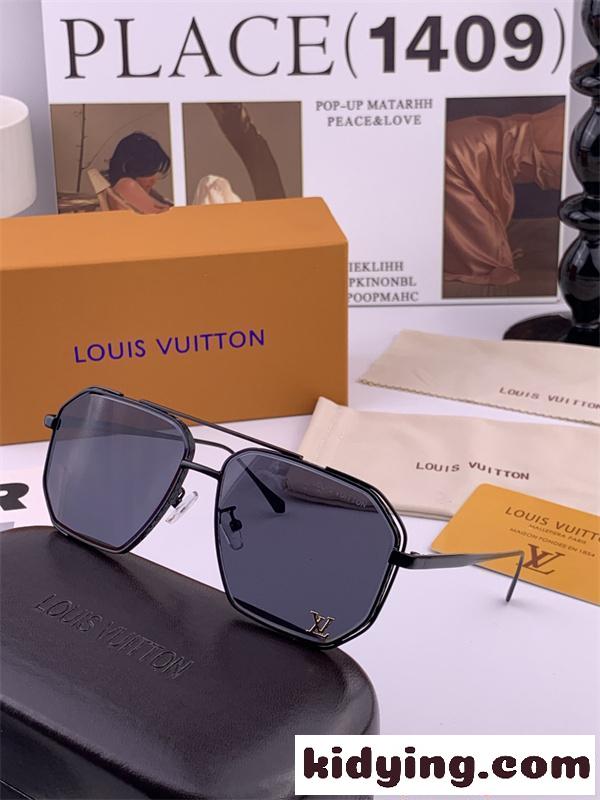 激安 サングラス メタルフレーム スクエア 高級感 メンズ レディース Louis Vuitton UVカット 軽量 ルイヴィトン コピー-5