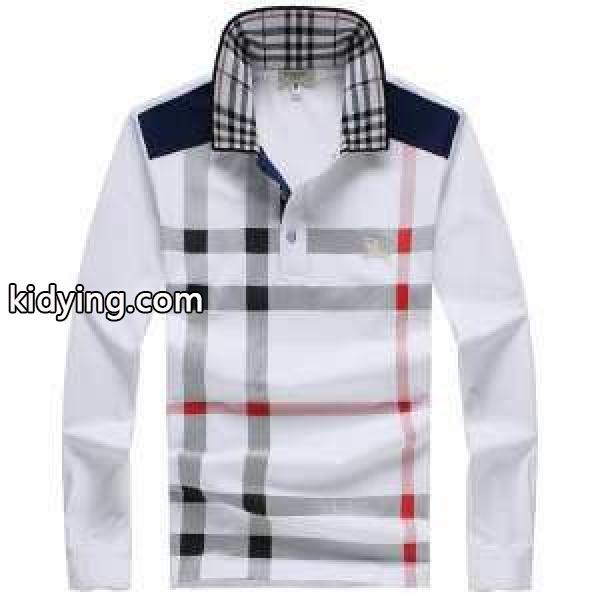 2014秋冬 超人気美品◆ BURBERRY バーバリー 長袖ポロシャツ_長袖Tシャツ_メンズファッション_スーパーコピーブランド激安通販 専門店-0
