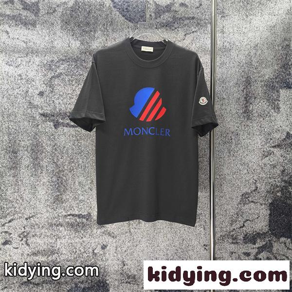MONCLER モンクレール コピー 半袖Tシャツ フロントプリント アイコンデザイン 軽快カジュアル-2