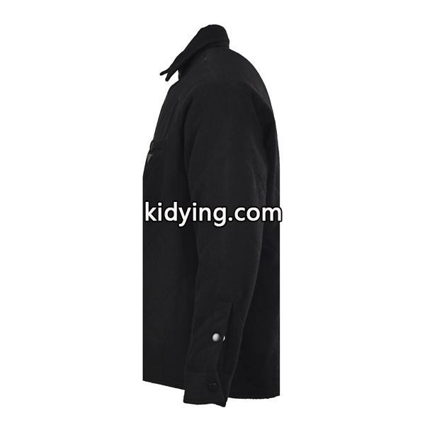 シャツジャケット ブラック 定番 上质 实用性抜群 PRADA プラダ スーパーコピー-1