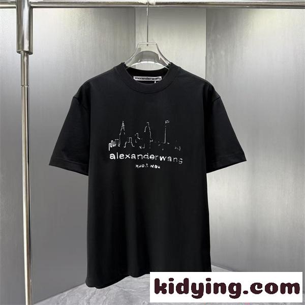 プリント Tシャツ アートデザイン モード系 個性派 Alexander wang ストリート アレキサンダーワン コピー-0