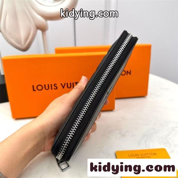 ルイヴィトン コピー ラウンドファスナー 長財布 メンズ LOUIS VUITTON レディース兼用 大容量 カード収納-2