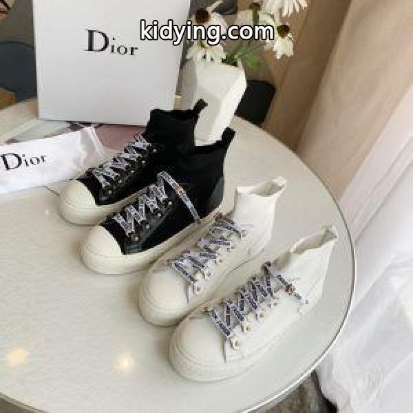 Dior ディオール レディース シューズ 絶対にお手に入れるアイテム コピー WALKNDIOR ブラック ホワイト 激安 KCK231TLC_S900-0