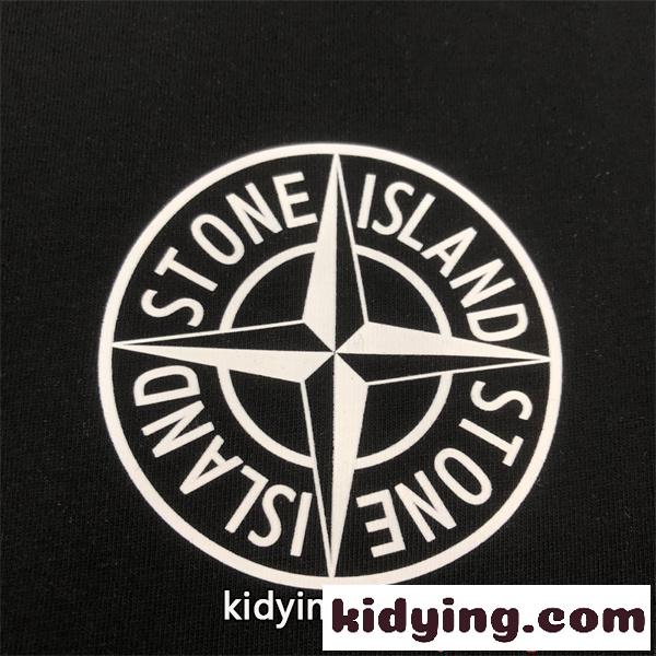 半袖Tシャツ 刺繍 ストーンアイランド コピー ワンポイント設計 STONE ISLAND ミニマルスタイル 万能コーデ-4