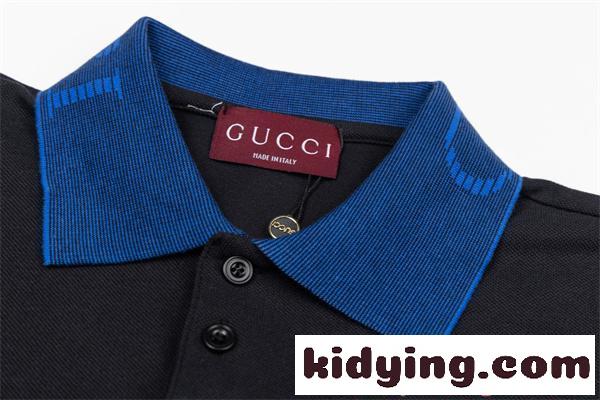 2026新作 爽快 シンプル GUCCI グッチ コピー ポロシャツ 半袖 ミニマル デイリーカジュアル-3