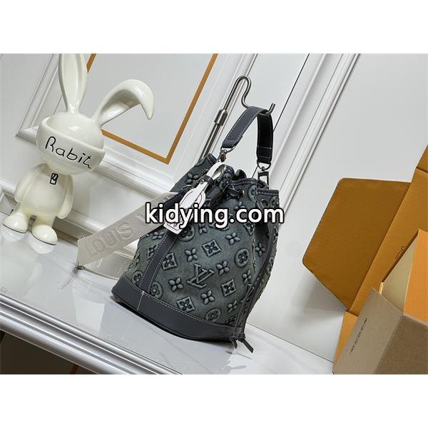 エンボス加工 LOUIS VUITTON ルイヴィトン コピー バケットバッグ グレーモノグラム トレンド-1