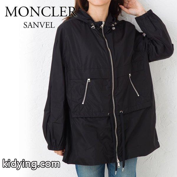 モンクレール MONCLER レディース ブルゾン ナイロンパーカー 46109 85 54155 SANVEL ブラック :mc-sanvel:X-SELL(エクセル) - 通販ショッピング-0
