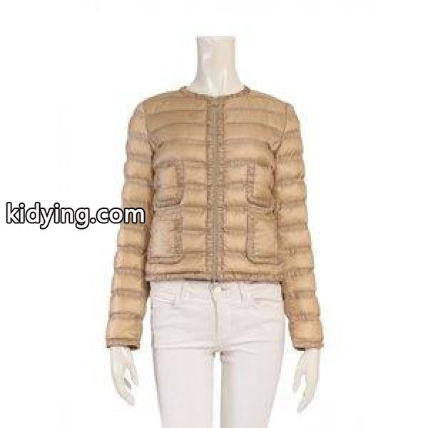 モンクレール MONCLER ダウンジャケット ライトダウン リッシー ベージュ 00 アウター 無地 XXS 45306 LISSY レディース【中古】【ベクトル 古着】 :114-201808310534:ブランド古着販売のベクトル - 通販ショッピング-0
