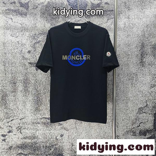 ダブルロゴ グラフィックモチーフ モード感 MONCLER モンクレール コピー 半袖Tシャツ おしゃれウェア-1