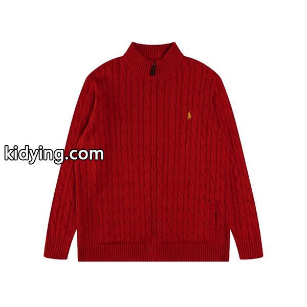 ホワイト × ネイビー × ブラック7 色 リブ柄 ジップニット ポロラルフローレン POLO RALPH LAUREN コピー 秋冬-5
