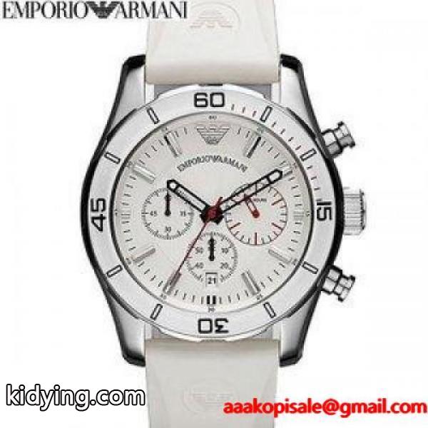 エンポリオアルマーニ EMPORIOARMANI AR5947時計 腕時計 メンズホワイト ラバー (k-15) :ar5947:腕時計とブランドギフトSEIKA - 通販ショッピング-0