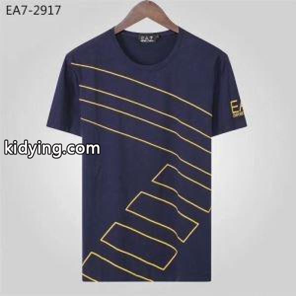 今年らしい着こなし アルマーニ ARMANI 2019SS新ブーム 半袖Tシャツ キレイ色チェック春夏_アルマーニ ARMANI_ブランド コピー 激安(日本最大級)-3