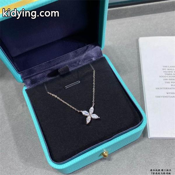 繊細輝き フラワーモチーフ Tiffany&Co ティファニー コピー ネックレス 上品仕上げ-2