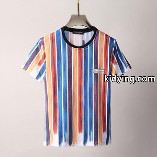 2022春夏のトレンド新商品 DOLCE&GABBANA ドルチェ & ガッバーナ 半袖Tシャツ偽物 上品なリラックス感-0