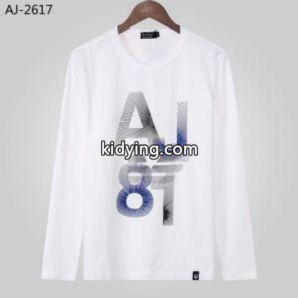2色可選 アルマーニ ARMANI 長袖Tシャツ 最強の定番コーデ 最新ルック 雑誌掲載人気アイテム_アルマーニ ARMANI_ブランド コピー 激安(日本最大級)-1
