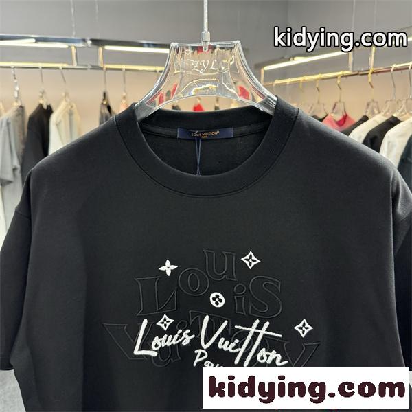 LOUIS VUITTON ルイヴィトン コピー 話題集中 半袖Tシャツ モダン配色 柔軟コットン ストリート-3