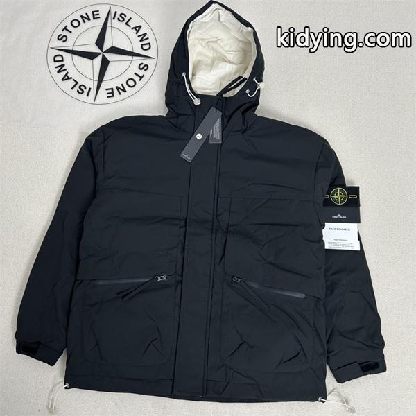 STONE ISLAND ストーンアイランド 偽物 2025秋冬 定番 ブラック 人気注目 保温力抜群 ダウンジャケット-1